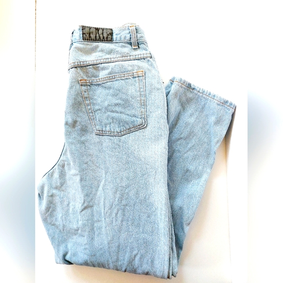 Gitano Denim - Light Wash Denim Vintage 80s Gitano Ultra High Waist Jeans "14 Average" 1980s‎